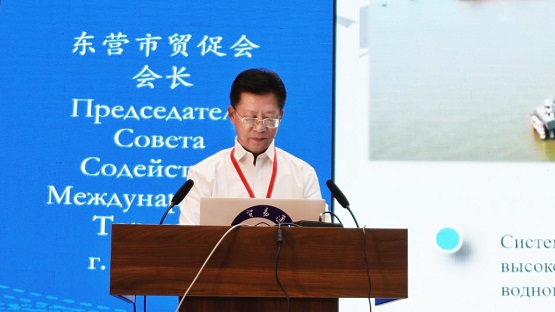 東營市貿(mào)促會黨組書記、會長劉杰元
