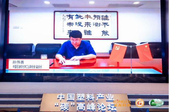 中國石油和化學工業(yè)聯(lián)合會副會長 孫偉善(視頻致辭)