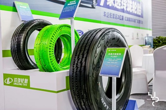 玲瓏研發(fā)的蒲公英橡膠輪胎、石墨烯輪胎、3D打印聚氨酯輪胎、智能輪胎、自愈合輪胎等