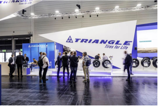三角輪胎在展會上推出的乘用車胎、商用車胎、工程車胎等眾多明星產(chǎn)品，備受關注。