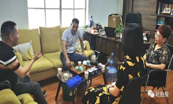 杭州汽配商會陳玉仙走進致通輪胎有限公司 杭州汽配商會陳玉仙走進致通輪胎有限公司
