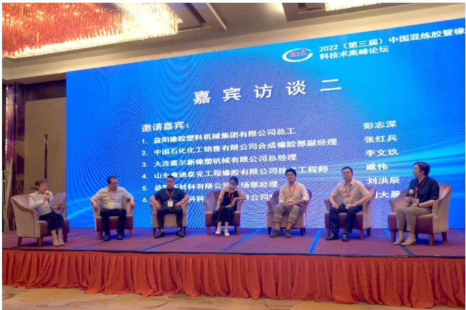 　益陽橡膠塑料機(jī)械集團(tuán)有限公司總工彭志深、中國石化化工銷售有限公司合成橡膠部副經(jīng)理張紅兵、大連嘉爾新橡塑機(jī)械有限公司總經(jīng)理李文玖、山東康迪泰克工程橡膠有限公司技術(shù)工程師戚偉、益凱新材料有限公司市場部經(jīng)理劉洪辰、蔚林新材料科技股份有限公司特聘專家劉大晨，參加了第二輪訪談。