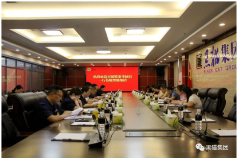 王新龍一行到黑貓集團調(diào)研指導