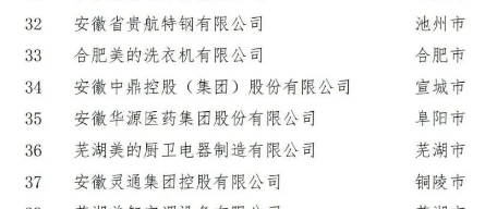 在合肥召開的第五屆2022世界制造業(yè)大會(huì)中國(guó)民營(yíng)制造業(yè)合作交流對(duì)接會(huì)上，正式對(duì)外發(fā)布了2022安徽省民營(yíng)企業(yè)制造業(yè)綜合百?gòu)?qiáng)。
