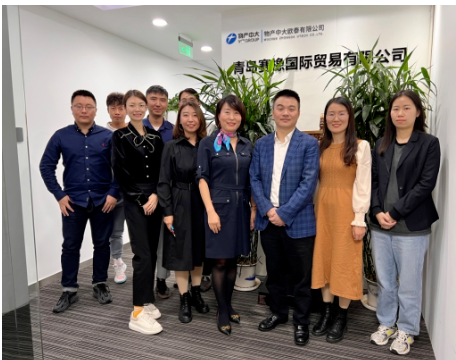 　張飚還調研了物產(chǎn)歐泰青島子公司。