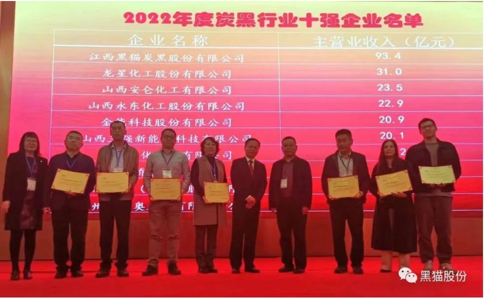 　黑貓股份在國(guó)家及政府的大力支持下，以更高的站位和視野，倡導(dǎo)特炭行業(yè)共同合作，維護(hù)制定行業(yè)標(biāo)準(zhǔn)，重建核心利潤(rùn)區(qū)。同時(shí)通過不斷實(shí)踐和努力，以高品質(zhì)的產(chǎn)品回饋客戶，為炭黑行業(yè)發(fā)展進(jìn)步提供強(qiáng)勁支撐。