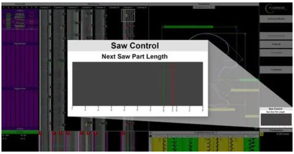 新的SawControl軟件模塊使用Pixargus檢測系統(tǒng)的數(shù)據(jù)來優(yōu)化型材切割。該系統(tǒng)在確保切割至客戶指定長度的所有型材均無缺陷，并且以最小偏差切割出任何包含缺陷的型材。