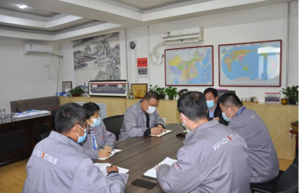 “疫情要防住，發(fā)展要安全”萬達電纜公司組織召開疫情防控專題會