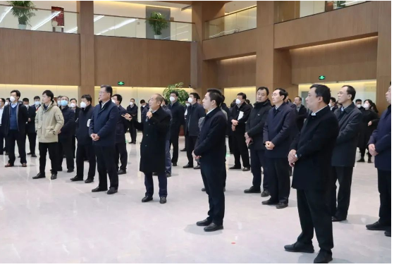 齊河縣委書記孫修煒一行現場觀摩金能化學項目