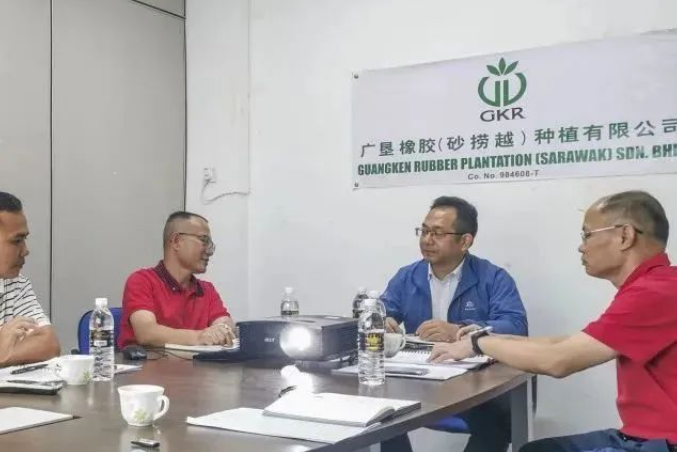 楊福云代表廣墾橡膠集團(tuán)黨委對(duì)一直堅(jiān)守在海外崗位上的工作人員表示慰問，并充分肯定了他們?yōu)閺V墾海外事業(yè)發(fā)展所取得的成績(jī)。他要求各單位對(duì)存在的問題進(jìn)行系統(tǒng)研究分析，為順利推進(jìn)工作創(chuàng)造基礎(chǔ)和條件。