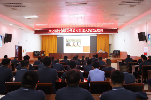 強(qiáng)化安全管理！八億橡膠公司開展管理人員安全培訓(xùn)