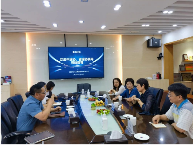 隨后，孫蓮英一行對(duì)廣東省重點(diǎn)涂料企業(yè)進(jìn)行了深入調(diào)研。