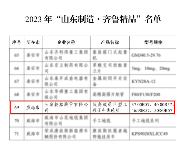 三角輪胎在這些榮譽(yù)中的獲得，充分展示了其在科學(xué)研究、工業(yè)領(lǐng)域和制造業(yè)發(fā)展方面的卓越表現(xiàn)。