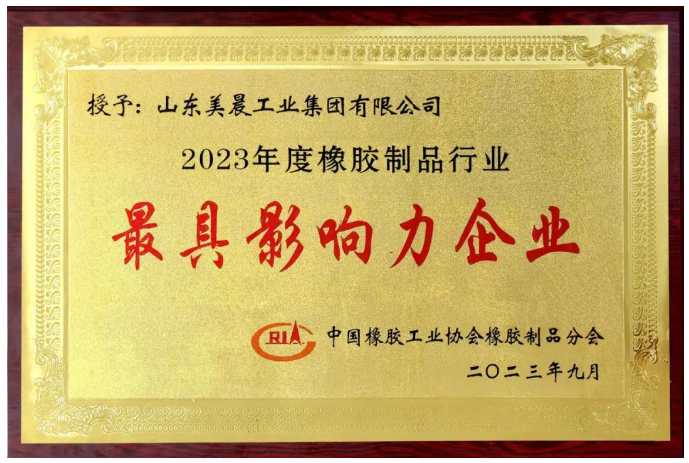 這次盛會的舉辦不僅彰顯了中國橡膠制品行業(yè)的前進(jìn)動力，也為企業(yè)提供了一個(gè)展示實(shí)力、交流合作的重要平臺。眾多行業(yè)領(lǐng)軍企業(yè)的脫穎而出，為橡膠制品行業(yè)的未來發(fā)展注入了新的動力，預(yù)示著行業(yè)將在新起點(diǎn)上譜寫嶄新的篇章。