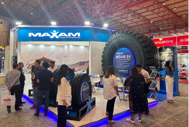 印度尼西亞雅加達(dá)礦業(yè)展覽會(huì)(MINING INDONESIA)隆重舉行，吸引了來(lái)自中國(guó)、俄羅斯、越南、迪拜、日本、韓國(guó)、馬來(lái)西亞、孟加拉等國(guó)家的多家特種輪胎企業(yè)前來(lái)參展。賽輪集團(tuán)旗下特種輪胎品牌邁馳在此次展會(huì)上嶄露頭角。