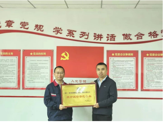 根據(jù)四川省統(tǒng)計(jì)局的委托，東部新區(qū)戰(zhàn)略研究局彭迪副局長(zhǎng)領(lǐng)導(dǎo)的代表團(tuán)于2023年10月26日前往海大集團(tuán)，向旗下子公司四川輪胎橡膠(集團(tuán))股份有限公司頒發(fā)了“四川省統(tǒng)計(jì)誠(chéng)信示范企業(yè)”榮譽(yù)牌匾。