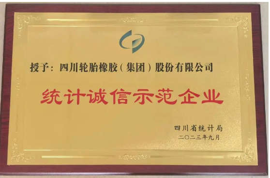 四川輪胎橡膠(集團(tuán))股份有限公司表示將繼續(xù)堅(jiān)持依法統(tǒng)計(jì)、誠(chéng)信統(tǒng)計(jì)的原則，準(zhǔn)確收集數(shù)據(jù)，如實(shí)統(tǒng)計(jì)，真實(shí)反映經(jīng)營(yíng)成果，為公司“十四五規(guī)劃”和長(zhǎng)期穩(wěn)步健康發(fā)展提供有力支撐，為國(guó)家數(shù)據(jù)統(tǒng)計(jì)提供真實(shí)素材。