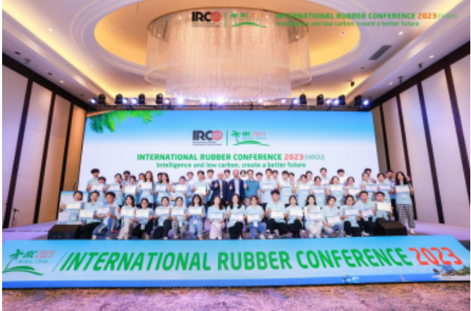 IRC2023同時設(shè)有展覽，共有28家參展企業(yè)，展示了涉及輪胎、天然橡膠、合成橡膠、骨架材料、硫化劑等領(lǐng)域的新技術(shù)和產(chǎn)品。此次展覽還為企業(yè)和高校的博士、碩士研究生提供了就職交流的機會。