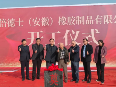 臺(tái)資倍德士橡膠制品項(xiàng)目安徽奠基