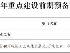 45萬噸炭黑項目，要落地廣東？